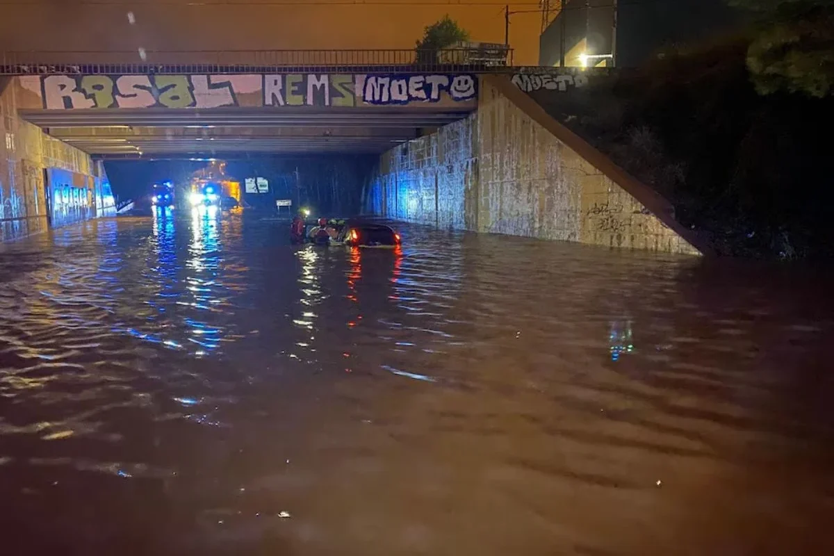 La DANA Alice deja fuertes lluvias e inundaciones en el este de España y Baleares