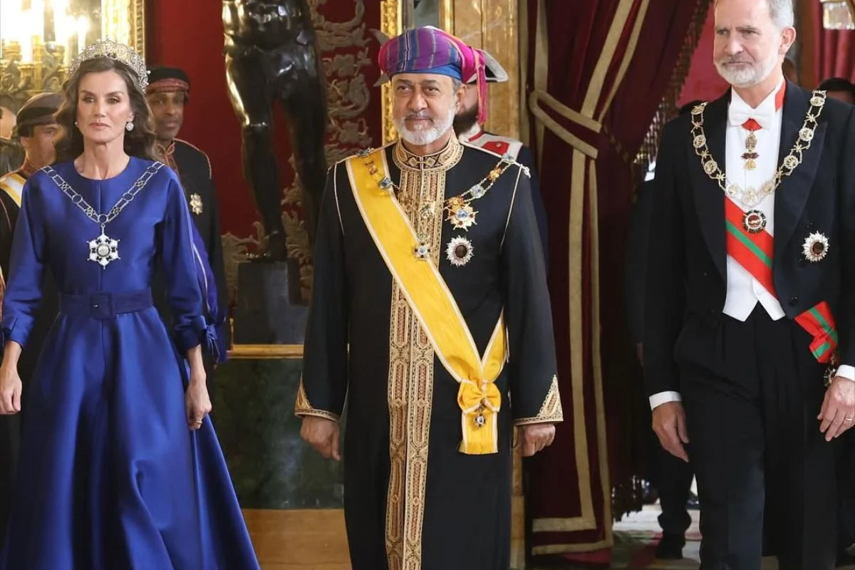 Así fue la cena de gala que los reyes de España ofrecieron al Sultán de Omán