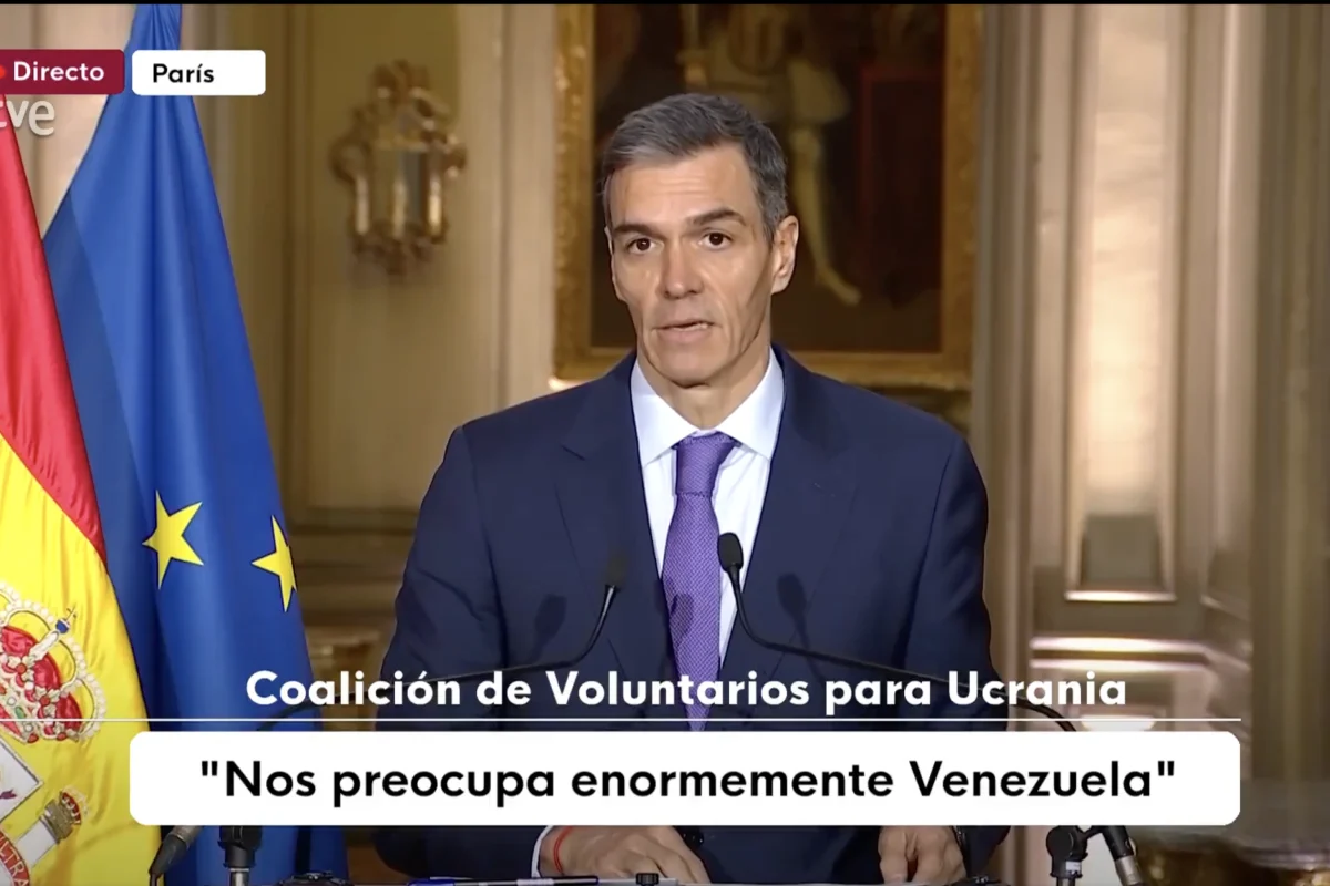 Pedro Sánchez advierte que la situación en Caracas marca un precedente peligroso a nivel global