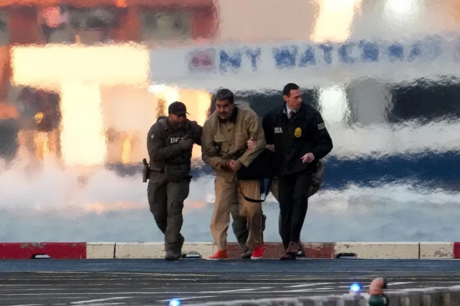 En fotos: así fue la llegada de Nicolás Maduro y Cilia Flores al tribunal de Manhattan, donde comparecieron por cargos de narcoterrorismo