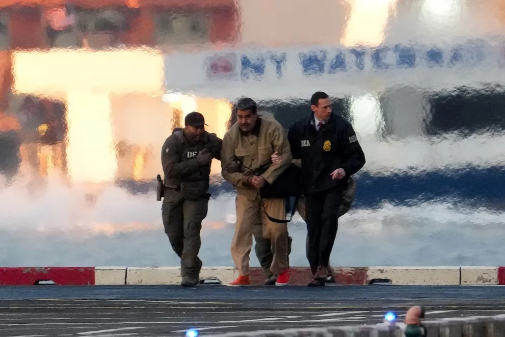 En fotos: así fue la llegada de Nicolás Maduro y Cilia Flores al tribunal de Manhattan, donde comparecieron por cargos de narcoterrorismo